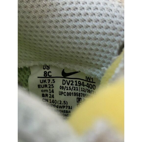 Nike Air Force 1 Low LV8 Next Nature Hemp MultiColor Size 8 Toddler - Picture 5 of 5